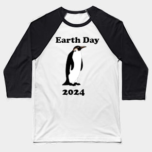 Earth Day Penguin 2024 Baseball T-Shirt